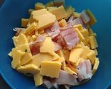 Une image de l'étape 1 de Cake bacon cheddar.