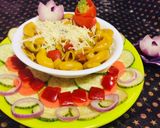 A picture of step 4 of Veg cheese macaroni.