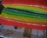 Foto langkah ke 9 dari resep Rainbow cake butercream super lembuutt.