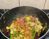 A picture of step 8 of Little millet bisi bele bath.