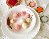 A picture of step 5 of Coconut Gulkand Dry Fruit LADDU (No cook Recipe).
