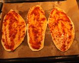 Foto del paso 3 de la receta: Lenguas de alondra en aspic....aaah, pizzas-setas