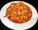 Foto langkah ke 4 dari resep Sambal Udang Tempe (Udang Tempe Sambal).