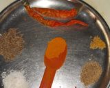 A picture of step 9 of Moong dal kadhi and no frying pakori.