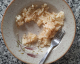 Foto del paso 1 de la receta: Tortitas veganas de pera y plátano (sin azúcar)