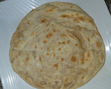 A picture of step 4 of Soft layered chapati.