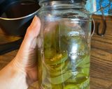 A picture of step 5 of Quick pickled jalapeño rings - i hear this are great on nachos.