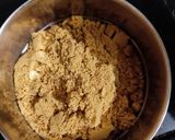 A picture of step 1 of Nutella cheese cake.