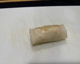 A picture of step 5 of Veggie Tofu Lumpia.
