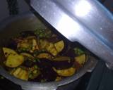 Brinjal-Green Pigeon Peas (Tuvar Dana) ki Sabji recipe step 6 photo