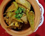 A picture of step 3 of Achar gosht.