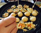 Hình bước làm 8 của món Bánh bạch tuộc nướng Takoyaki 