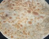 A picture of step 4 of Qeema paratha.