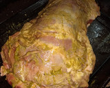 Foto del paso 3 de la receta: Carne rellena al horno, con papas y batatas fritas