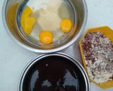 Foto langkah ke 1 dari resep Cream cheese marble brownies.
