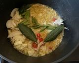 A picture of step 7 of Dezadoo’s tasty lamb curry.