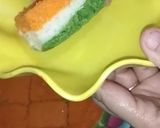 A picture of step 11 of Tri Color Dhokla.