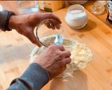 A picture of step 1 of Orecchiette Pugliesi with Mushroom and Sausage Ragù.