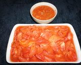 A picture of step 2 of FRESH CHUNKY TOMATO MARINARA SAUCE. JON STYLE.