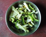 উচ্ছে আলু ভাজা (Ucche aloo bhaja recipe in bengali) রেসিপির ধাপ 3 ছবি
