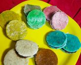A picture of step 9 of Colorful French Macarons.