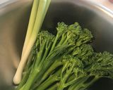 A picture of step 1 of Simple Lemony Salmon Spaghetti.