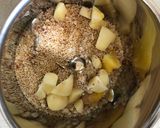 A picture of step 1 of Kodha Nu Shaak/Bhopda Chi Bhaji/Kaddu Ki Subji/Pumpkin Curry.