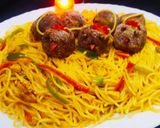 A picture of step 11 of Spaghetti meatballs.