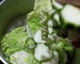 Foto langkah ke 3 dari resep Sup Bening Sawi dan Gambas.