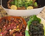 A picture of step 3 of Roasted Turkey Bacon and Brussels Sprouts Mix.