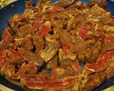 Foto del paso 3 de la receta: Arrachera con verduras y almendras