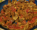 Foto del paso 3 de la receta: Arrachera con verduras y almendras