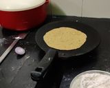 A picture of step 2 of Winter palak peas paratha, beans, jeera pulao.