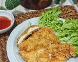 Gambar langkah 5 resipi Crispy Chicken Katsu.