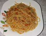 Foto del paso 5 de la receta: Pollo con salsa y tallarines🍝