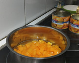 Foto del paso 1 de la receta: Mermelada de melocotón con melocotones en almíbar