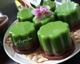 Foto langkah ke 5 dari resep Puding Lumut Coklat Duo.