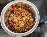 A picture of step 4 of Sambar Sathyam.