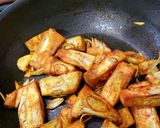 A picture of step 1 of Panash Matar Masala (Odia Style Curry/lunch).