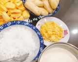 Hình bước làm 3 của món Kem bịch chuối,mít,sầu riêng