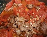 A picture of step 4 of Shells n tomatoes.