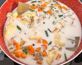 A picture of step 8 of Coconut Milk Vegetable Pulao.