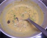 A picture of step 9 of Bombay chutney onion besan chutney.