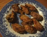 A picture of step 4 of Crispy Chicken Wings with Flour and Breadcrumbs in Air Fryer.