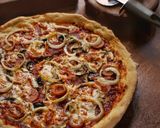 Foto langkah ke 10 dari resep THIN CRUST PIZZA🍕.