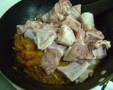 A picture of step 4 of Mutton Dalcha - Hyderabadi style.