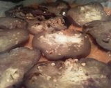 Foto del paso 5 de la receta: Berenjenas asadas con tocineta caramelizada!!! 😋🍆🌰🥕🧀🥓🥓🥓🍅🍅🍅