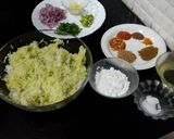 A picture of step 3 of Zucchini Kabab.