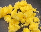 A picture of step 1 of Adadiya with jaggery.