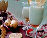 A picture of step 4 of Honey lemon banana lassi.
